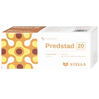 Predstad 20mg Stella là thuốc dùng để điều trị hoặc ức chế các rối loạn do viêm và dị ứng (2 vỉ x 10 viên)