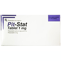 Pit-Stat là thuốc dùng cho việc điều trị tăng cholesterol máu và rối loạn lipid máu (1 vỉ x 10 viên)