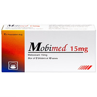 Thuốc Mobimed 15mg Pymepharco dùng để điều trị viêm khớp dạng thấp và viêm cột sống (2 vỉ x 10 viên)