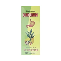 Suncurmin Sao Thái Dương dạng dung dịch dùng để điều trị viêm loét dạ dày và hành tá tràng (100ml)