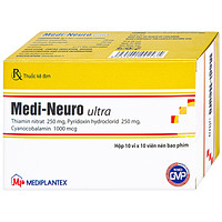 Medi-Neuro Ultra Mediplantex dạng viên nén, dùng để điều trị các vấn đề rối loạn thần kinh và nhiễm độc (10 vỉ x 10 viên)