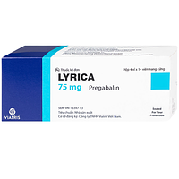 Viên nang cứng điều trị đau thần kinh và động kinh cục bộ Lyrica 75mg Viatris (4 vỉ x 14 viên)