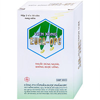 Viên xông Euca-OPC dùng để điều trị cảm mạo, cảm cúm và sát trùng mũi họng (2 vỉ x 10 viên)