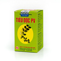 Sản phẩm Tiêu Độc PV dùng để điều trị dị ứng, mẩn ngứa, mày đay (60 viên)