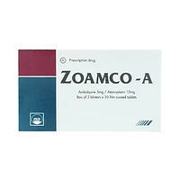 Zoamco-A Pymepharco thuốc điều trị cao huyết áp (2 vỉ x 10 viên)
