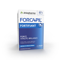 TPBVSK ARKOPHARMA FORCAPIL FORTIFIANT - Viên uống hỗ trợ tóc chắc khỏe, cải thiện tóc yếu, gãy rụng (Hộp 60 viên)