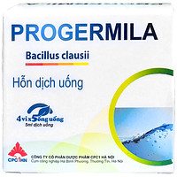 Hỗn dịch uống Progermila 5ml CPC1HN được sử dụng để điều trị và ngăn ngừa các rối loạn vi sinh vật trong đường ruột (4 vỉ x 5 ống)