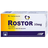 Thuốc Rostor 10mg Pymepharco dùng để điều trị tình trạng tăng cholesterol máu nguyên phát (2 vỉ x 14 viên)