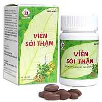 Viên Sỏi Thận Domesco (100 viên) giúp cải thiện các triệu chứng lâm sàng của sỏi đường tiết niệu.