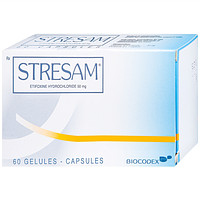 Stresam Biocodex dùng để điều trị các triệu chứng lo âu dạng tâm thể (3 vỉ x 20 viên)