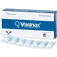 Vaginax Bidiphar viên đặt (2 vỉ x 7 viên) dùng cho điều trị viêm âm đạo