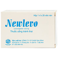Newlevo Babiophar - thuốc tránh thai sử dụng hàng ngày (1 vỉ gồm 28 viên)