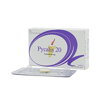 Pycalis 20 Pymepharco (1 vỉ x 1 viên) là thuốc hỗ trợ điều trị rối loạn cương dương.