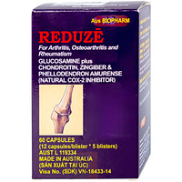 Reduze Aus Biopharm giúp giảm tình trạng viêm khớp gối từ nhẹ đến trung bình (5 vỉ x 12 viên)