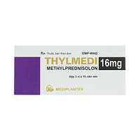 Sản phẩm Thylmedi 16mg Mediplantex, dạng viên, có tác dụng kháng viêm và chống dị ứng (3 vỉ x 10 viên)
