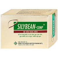 Silybean-Comp United là thuốc giúp hỗ trợ trong việc điều trị các bệnh về gan mãn tính và gan nhiễm mỡ (6 vỉ x 10 viên)
