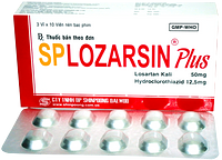 Splozarsin Plus Shinpoong Deawoo dạng thuốc dùng cho điều trị tăng huyết áp (3 vỉ x 10 viên)