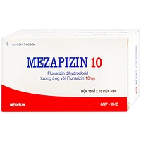 Viên nén Mezapizin 10 Medisun dùng để điều trị đau nửa đầu (10 vỉ x 10 viên)