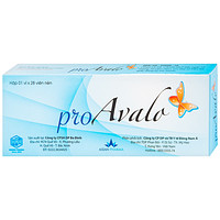 Sản phẩm tránh thai dùng hàng ngày proAvalo 0.03mg Babiophar (1 vỉ gồm 28 viên)