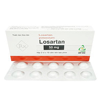 Viên nén Losartan 50mg TV.PHARM dùng để điều trị cao huyết áp (3 vỉ x 10 viên)