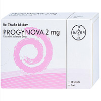 Thuốc Progynova 2mg Bayer dùng để điều trị tình trạng thiếu hụt estrogen (1 vỉ x 28 viên)