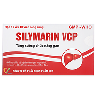 Silymarin VCP thuốc điều trị viêm gan mạn tính và xơ gan (10 vỉ x 10 viên)