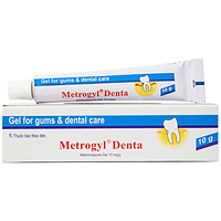 Gel bôi nha khoa Metrogyl Denta Unique Pharma dùng để điều trị các bệnh nha chu mãn tính (10g).