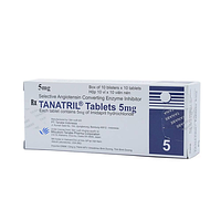 Viên nén Tanatril 5mg của Tanabe dùng để điều trị tăng huyết áp vô căn (10 vỉ x 10 viên)