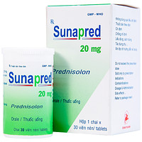 Sunapred 20mg Donaipharm (30 viên) là thuốc có tác dụng chống viêm và chống dị ứng
