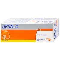 Viên sủi UPSA-C UPSA SAS giúp khắc phục tình trạng thiếu vitamin C (10 viên)