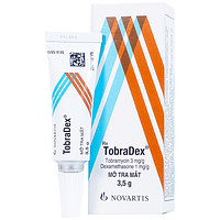 TobraDex Alcon thuốc mỡ tra mắt dùng để điều trị viêm và nhiễm khuẩn (3,5g)