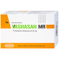 Vashasan MR 35 Hasan, thuốc dùng cho điều trị đau thắt ngực, đóng gói 3 vỉ x 30 viên.