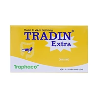 Tradin Extra Traphaco, thuốc dùng để điều trị viêm đại tràng (2 vỉ x 10 viên)