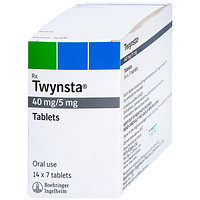 Thuốc Twynsta 40mg/5mg Boehringer được sử dụng để điều trị tăng huyết áp vô căn (14 vỉ x 7 viên)