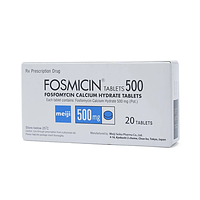 Fosmicin 500 Meiji điều trị nhiễm khuẩn (Hộp 2 vỉ x 10 viên)