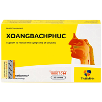 Thái Minh Xoang Bách Phục hỗ trợ điều trị viêm xoang hộp 2 vỉ x 10 viên