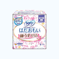 Sofy băng vệ sinh Skin Comfort Ultra Thin có cánh 26cm gói 8 miếng