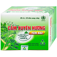 Cảm Xuyên Hương Yên Bái điều trị cảm cúm, cảm lạnh (Hộp 10 vỉ x 10 viên)