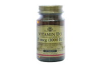 Solgar Vitamin D3 1000IU Hỗ Trợ Xương 90 Viên