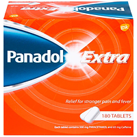 Panadol extra giảm đau hạ sốt hộp 180 viên  nén