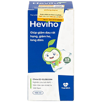 Thái Minh siro Heviho giảm đau rát họng, long đờm chai 100ml