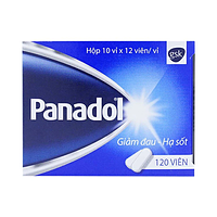 Panadol 500mg giảm đau hạ sốt hộp 120 viên nén