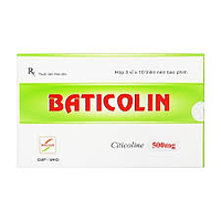 Baticolin 500mg trị bệnh mạch máu não, chấn thương sọ não (3 vỉ x 10 viên)