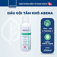 Dầu gội khô và tắm ABENA không dùng nước hương thơm nhẹ (Chai 200ml)