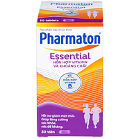 Pharmaton Essential bổ sung hỗn hợp vitamin và khoáng chất hộp 30 viên