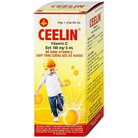 Ceelin United bổ sung vitamin C, tăng cường sức đề kháng (Chai 60ml)