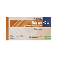Nolpaza 40mg chỉ định trào ngược dạ dày – thực quản hộp 1 vỉ x 14 viên
