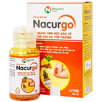 Dung dịch xịt Nacurgo với màng sinh học giúp bảo vệ và tái tạo làn da bị tổn thương (100 lần xịt)