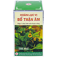 Hoàn Lục Vị Bổ Thận Âm điều trị các trường hợp tinh huyết suy kém, hoa mắt, chóng mặt lọ 240 viên