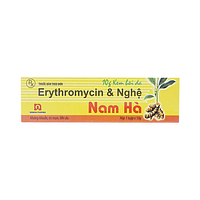 Erythromycin & Nghệ Nam Hà điều trị mụn nhọt, trứng cá (Tuýp 10g)